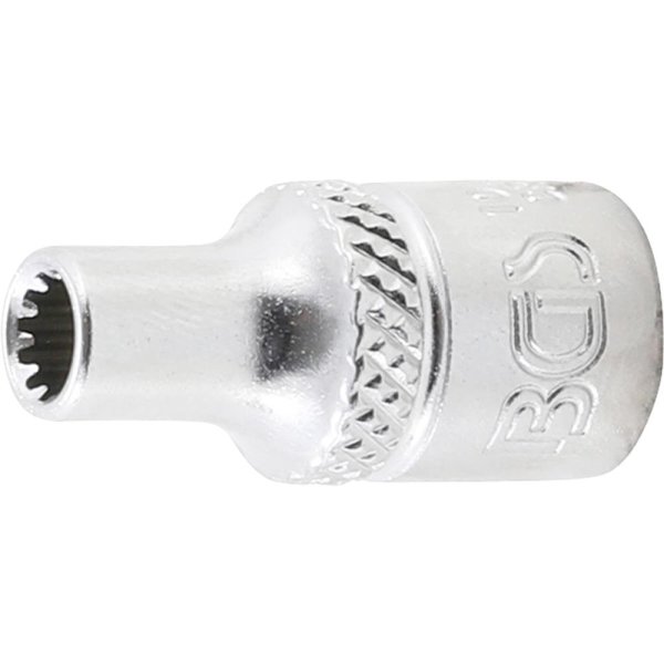 Steckschlüssel-Einsatz Gear Lock | Antrieb Innenvierkant 6,3 mm (1/4") | SW 4 mm