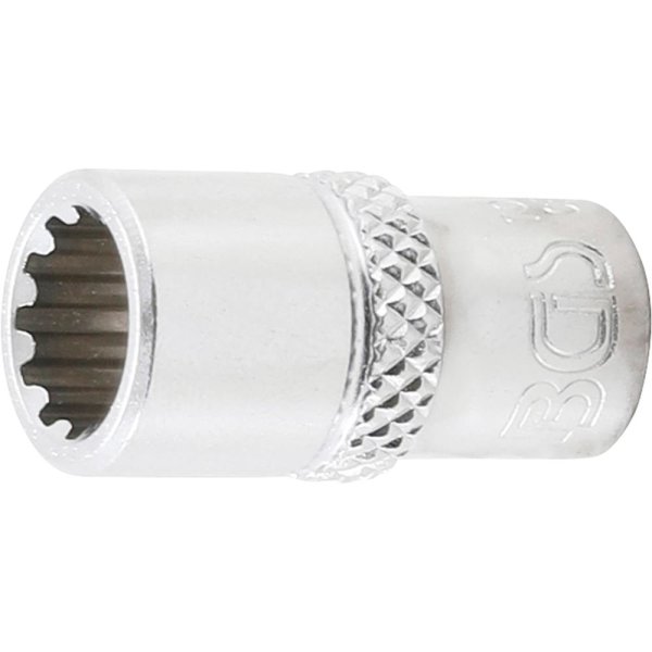Steckschl&uuml;ssel-Einsatz Gear Lock | Antrieb Innenvierkant 6,3 mm (1/4&quot;) | SW 8 mm