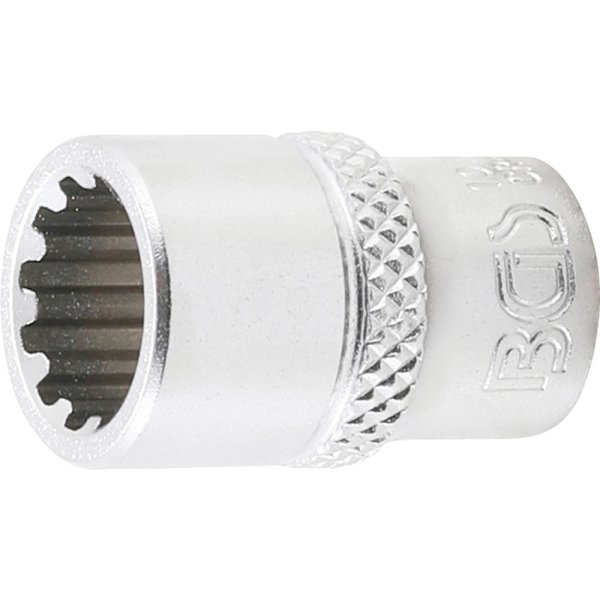 Steckschl&uuml;ssel-Einsatz Gear Lock | Antrieb Innenvierkant 6,3 mm (1/4&quot;) | SW 10 mm