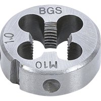 BGS Gewindeschneideisen M10 x 1,0 Schneideisen Durchmesser 25 mm