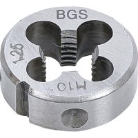BGS Gewindeschneideisen M10 x 1,25 Schneideisen Durchmesser 25 mm