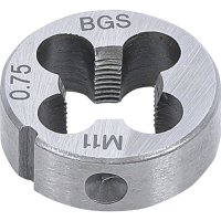 BGS Gewindeschneideisen M11 x 0,75 Schneideisen Durchmesser 25 mm