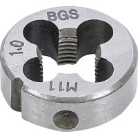 BGS Gewindeschneideisen M11 x 1,0 Schneideisen Durchmesser 25 mm