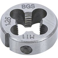 BGS Gewindeschneideisen M11 x 1,25 Schneideisen Durchmesser 25 mm