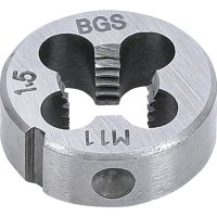 BGS Gewindeschneideisen M11 x 1,5 Schneideisen Durchmesser 25 mm
