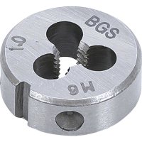 BGS Gewindeschneideisen M6 x 1,0 Schneideisen Durchmesser 25 mm