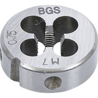 BGS Gewindeschneideisen M7 x 0,75 Schneideisen Durchmesser 25 mm