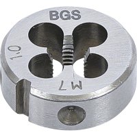 BGS Gewindeschneideisen M7 x 1,0 Schneideisen Durchmesser 25 mm