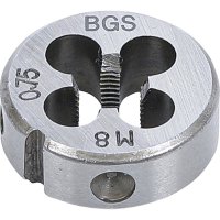BGS Gewindeschneideisen M8 x 0,75 Schneideisen Durchmesser 25 mm