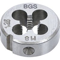 BGS Gewindeschneideisen M8 x 1,25 Schneideisen Durchmesser 25 mm