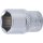 Steckschlüssel-Einsatz Sechskant | Antrieb Innenvierkant 6,3 mm (1/4") | SW 12 mm