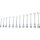 Ratschenringschlüssel Maulschlüssel Satz flexible Köpfe SW 8 - 19 mm 12-tlg.
