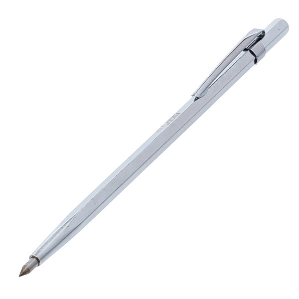 Vollmetall Anreißnadel mit Hartmetall Spitze in Stiftform 150 mm