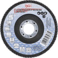 F&auml;cher- Schleif- Scheibe | &Oslash; 115 mm | K 60