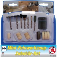 Mini-Feinwerkzeug-Zubeh&ouml;r-Satz | 24-tlg.