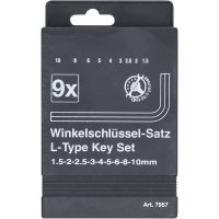 Winkelschl&uuml;ssel-Satz | Innensechskant 1,5 - 10 mm |...