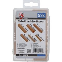Holzd&uuml;bel- Sortiment &Oslash; 5 - 10 mm Holz-...