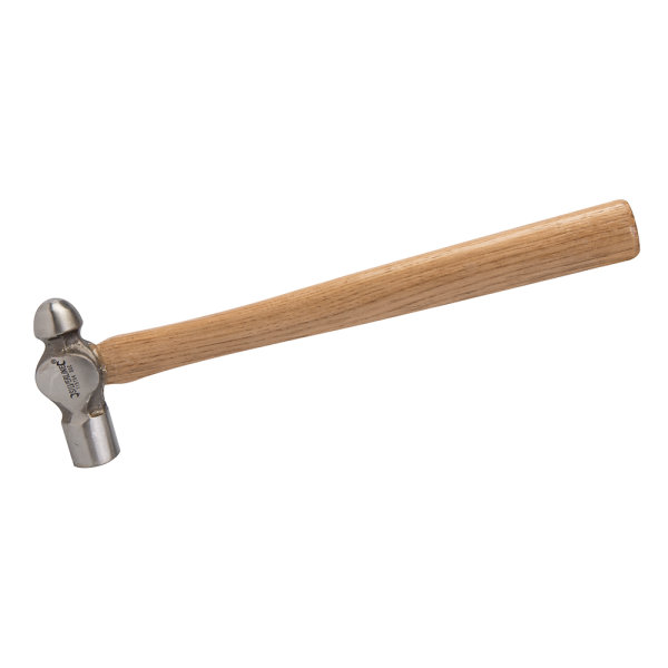 Ingenieurhammer mit Hartholzstiel, englischer Schlosserhammer - 227g