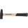 Schlosserhammer 200 g geschweifter Hickory Stiel DIN 1041 mit Stielschutzhülse 